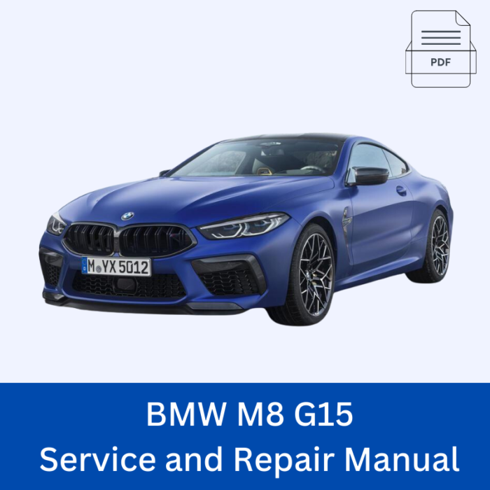 BMW M8 G15 Service and Repair Manual