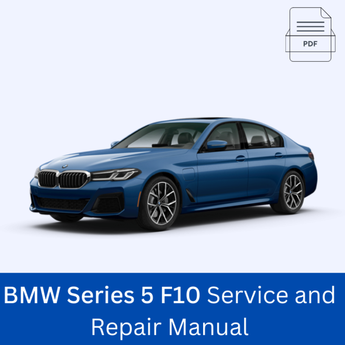 BMW Series 5 F10 Service and Repair Manual