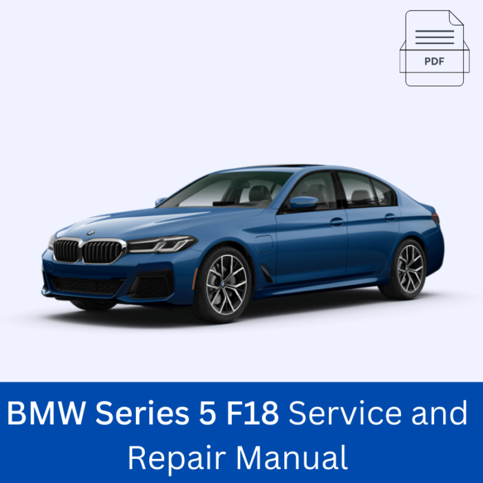 BMW Series 5 F18 Service and Repair Manual