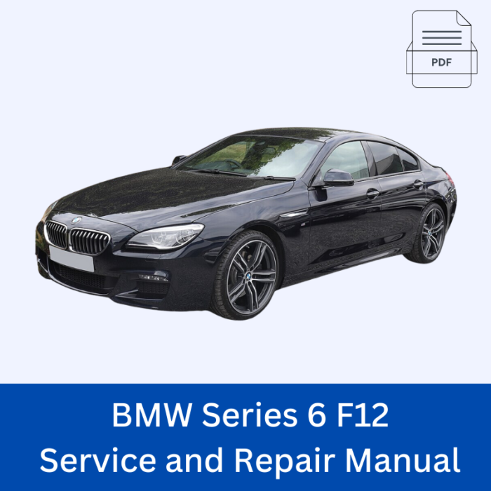 BMW Series 6 F12 Service and Repair Manual