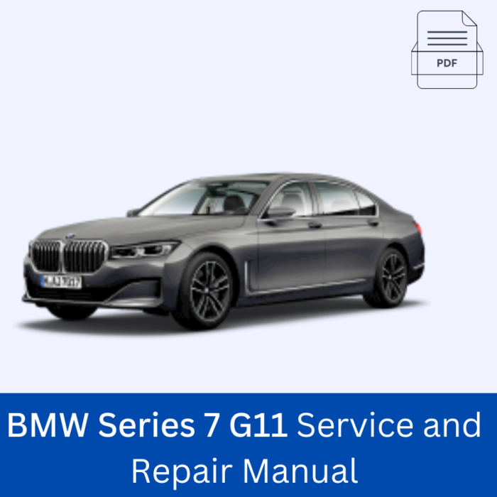 BMW Series 7 G11 Service and Repair Manual