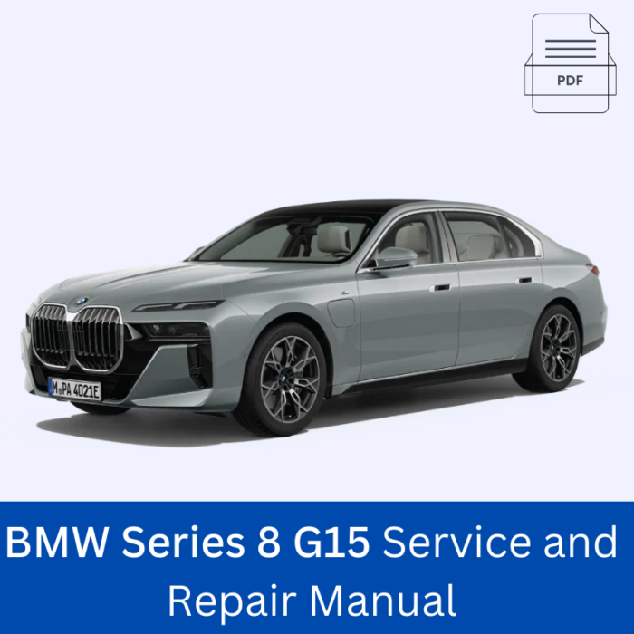 BMW Series 8 G15 Service and Repair Manual